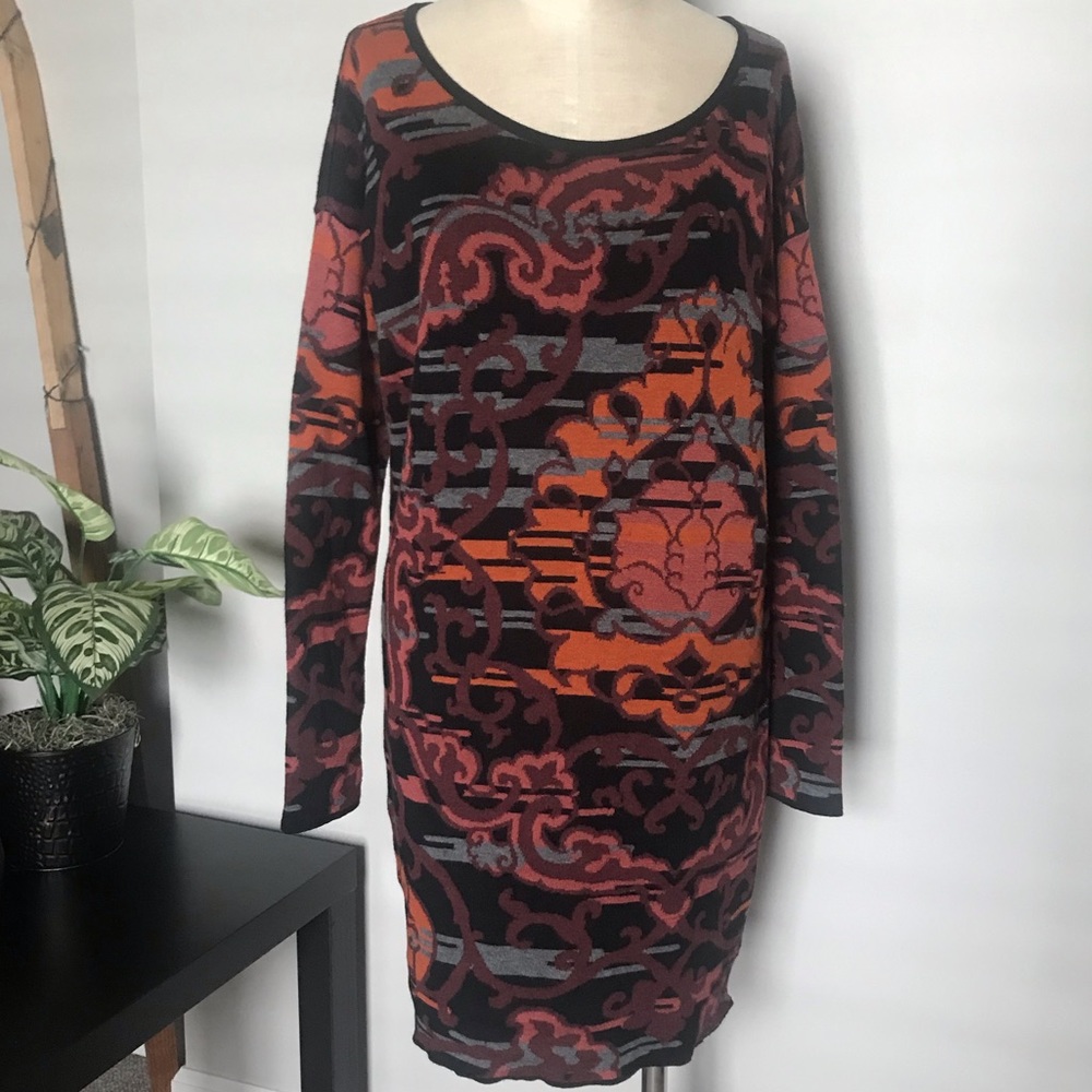 Peruvian Connection cotton sweater dress size S